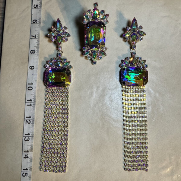 AB Waterfalls Earring & Ring Set