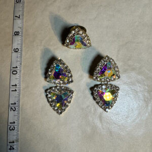 AB/Crystal Shine Earring & Ring Set