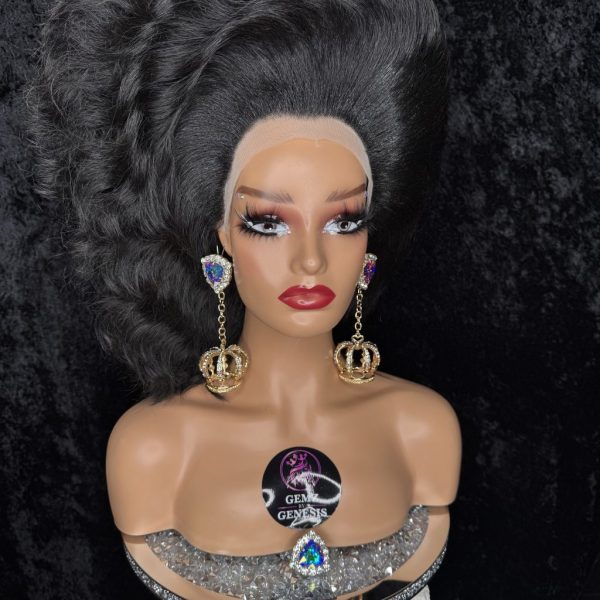 Clip Backs - Gold Crown "Charmz" Earring & Ring Set