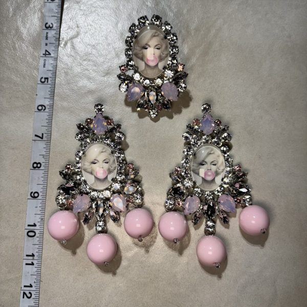 Clip Backs - Marilyn "ICON" Earring & Ring Set