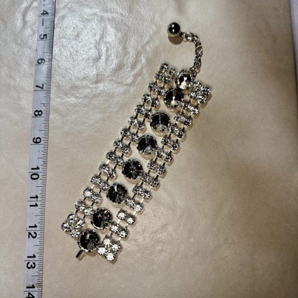 Bracelet - Crystal - 7in.