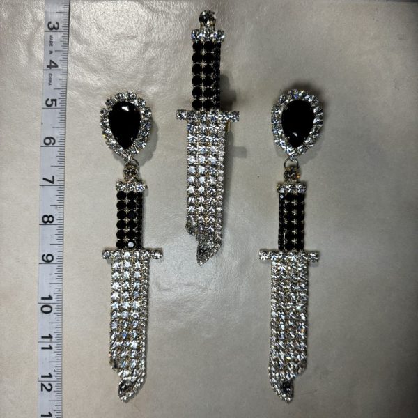 Clip Backs - Killah Knife Earring & Ring Set