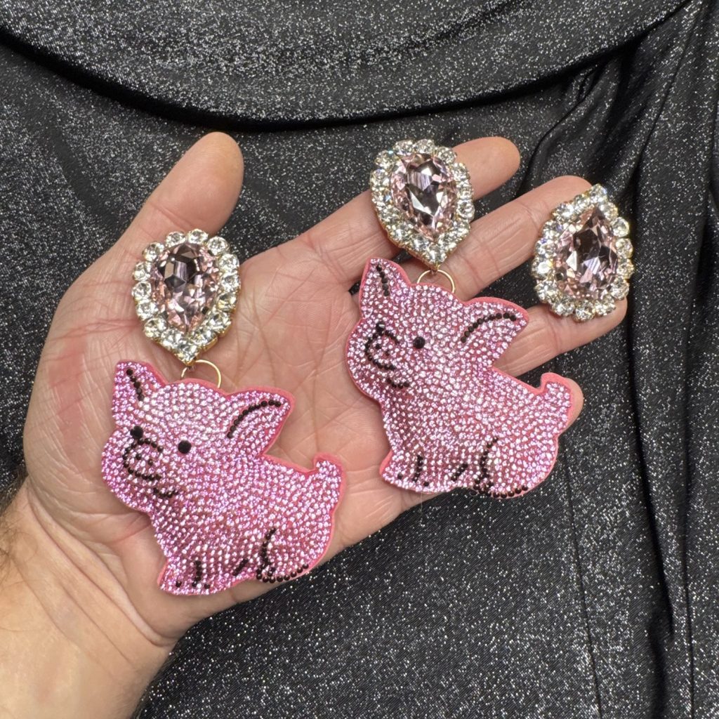 Clip Backs - Little Piggy Earring & Ring Set