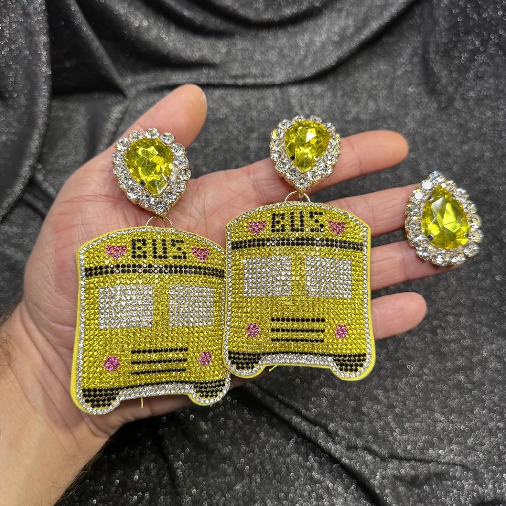 Clip Backs - Mrs. Frizzle Earring & Ring Set