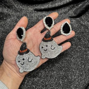 Magnet Backs - Friendly Ghost Earring & Ring Set