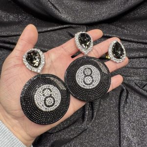 Magnet Backs - Magic 8's Earring & Ring Set